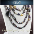 fashion pearl necklace jewelry set 2015 latest design bead jewelry